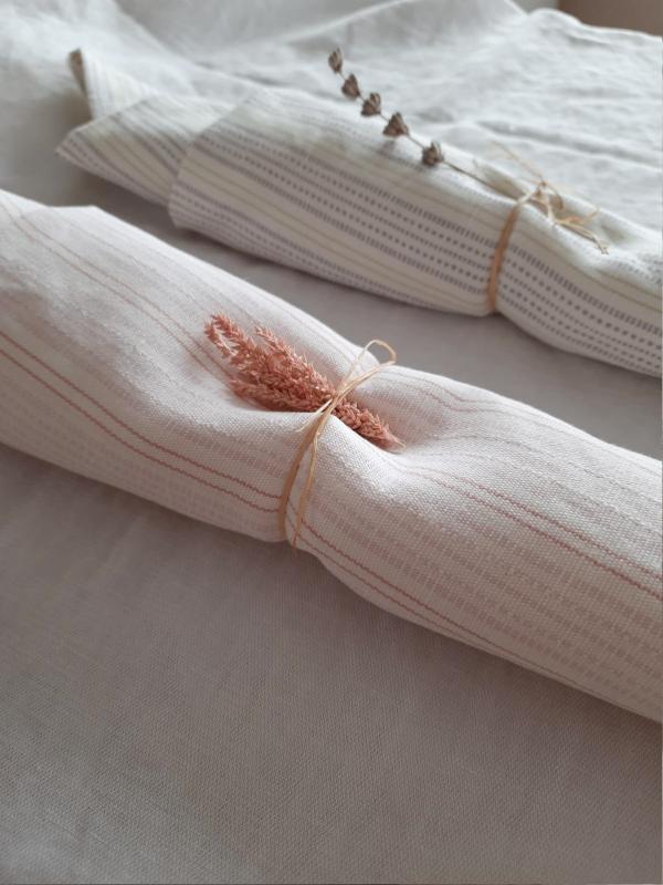 Keten Çizgili Peçete